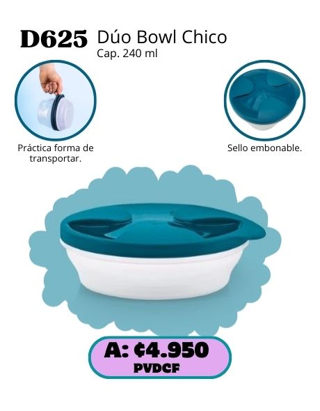 Imagen de Dúo Bowl Chico 240 ml (D625) 