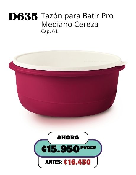 Imagen de Tazón para Batir Pro Mediano Cereza (D635) 