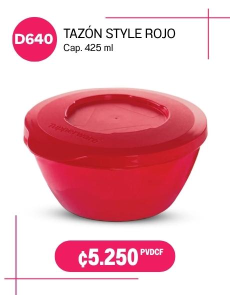 Imagen de Tazón Style Rojo (D640) 
