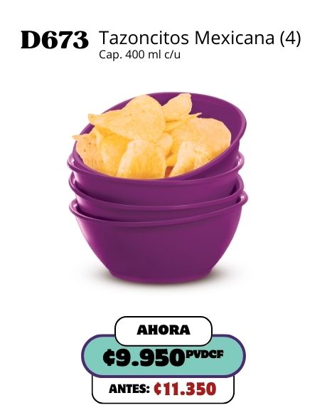 Imagen de Tazoncitos Mexicana Morados (4) (D673) 