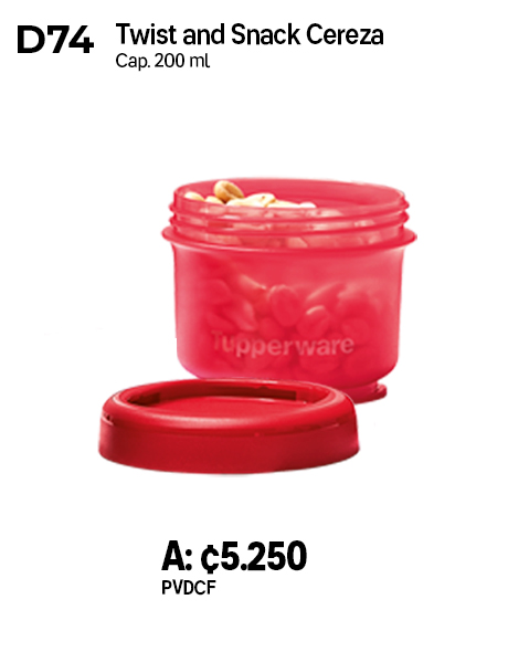 Imagen de Twist N Snack 200 Ml Cherry (D74)