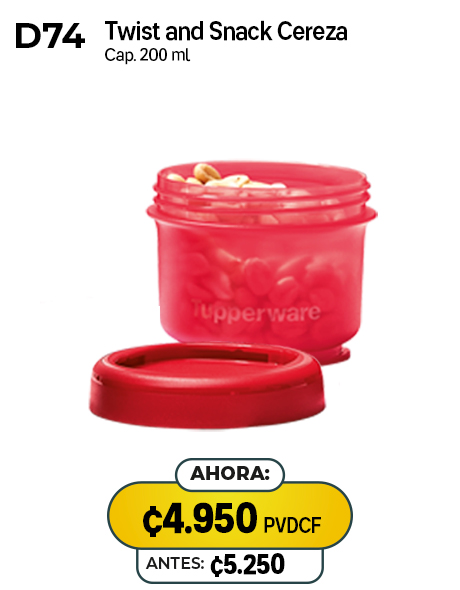 Imagen de Twist N Snack 200 Ml Cherry (D74) 