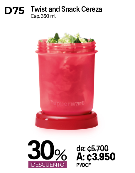 Imagen de Twist N Snack 350 Ml Cherry (D75)