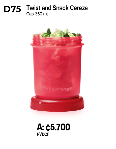 Imagen de Twist N Snack 350 Ml Cherry (D75) 
