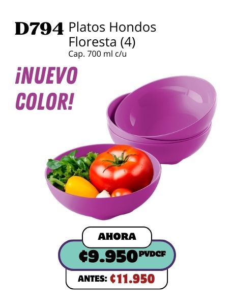 Imagen de Platos Hondos Floresta (4) (D794) 