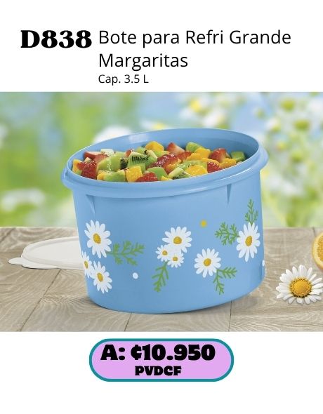 Imagen de Bote para Refri Grande Margaritas (D838) 