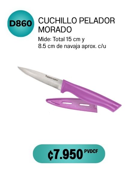 Imagen de Cuchillo Pelador Living Morado (D860) 