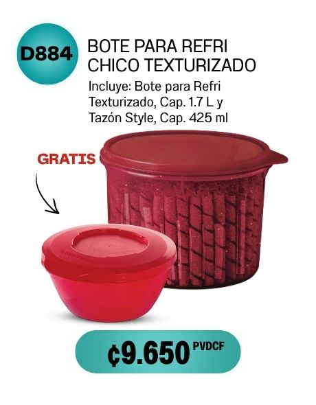 Imagen de Set Bote para Refri Chico Texturizado (D884) 