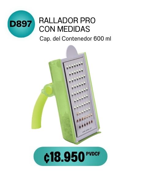 Imagen de Rallador Pro con Medidas Verde (D897) 