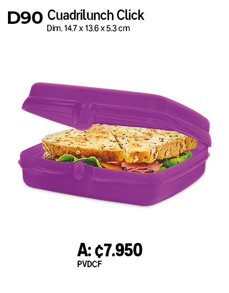 Imagen de Cuadrilunch Click Morado (D90)