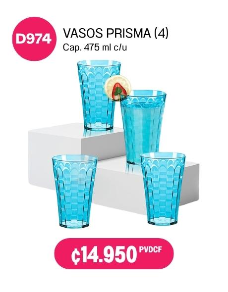 Imagen de Vasos Glass(4) (D974) 