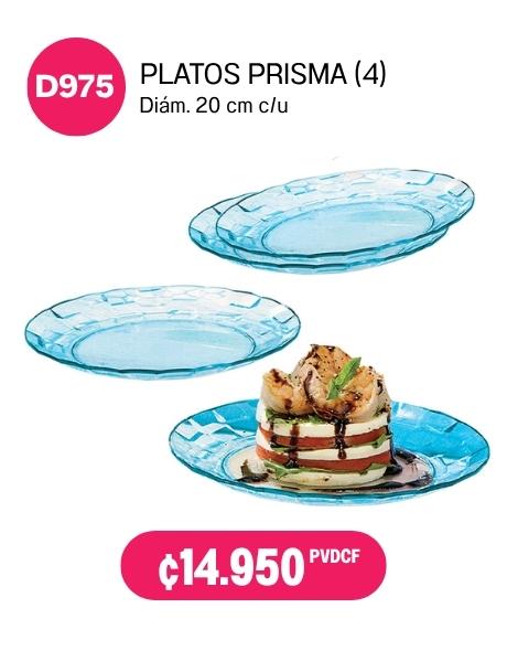 Imagen de Platos Glass(4) (D975) 